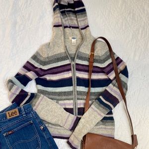 Vintage old navy striped hoodie